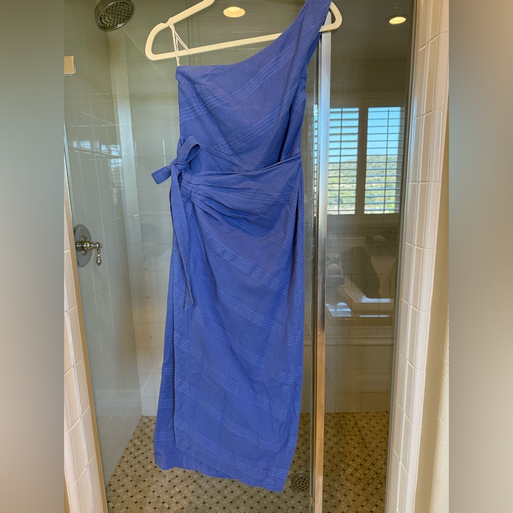 Free People At Leisure Midi Dress in Periwinkle Size XS